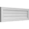 Ekena Millwork Vertical Surface Mount PVC Gable Vnt: Non-Functional, w/2"W x 1-1/2"H, Brickmould Frame, 38"W x 12"H GVPVE38X1202SN - alternate 3